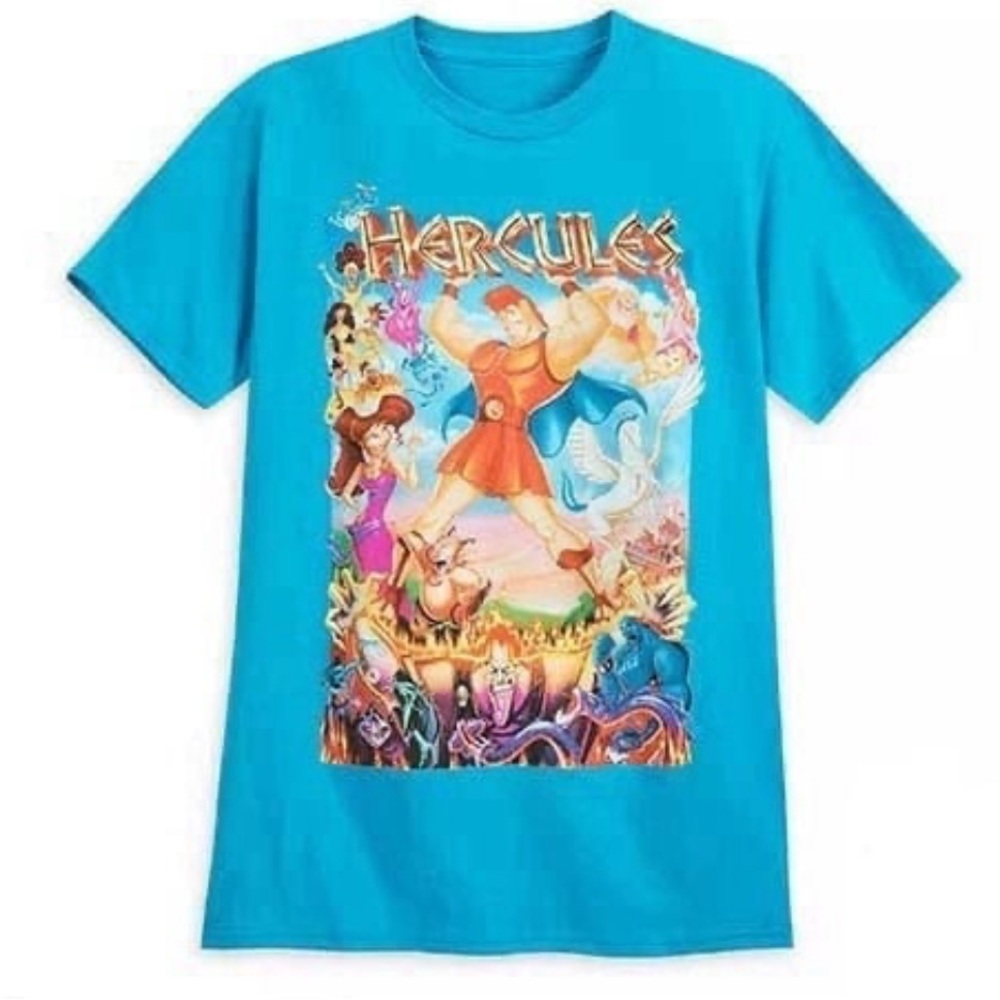 90s Throwback Hercules Movie Poster Tee Size Small